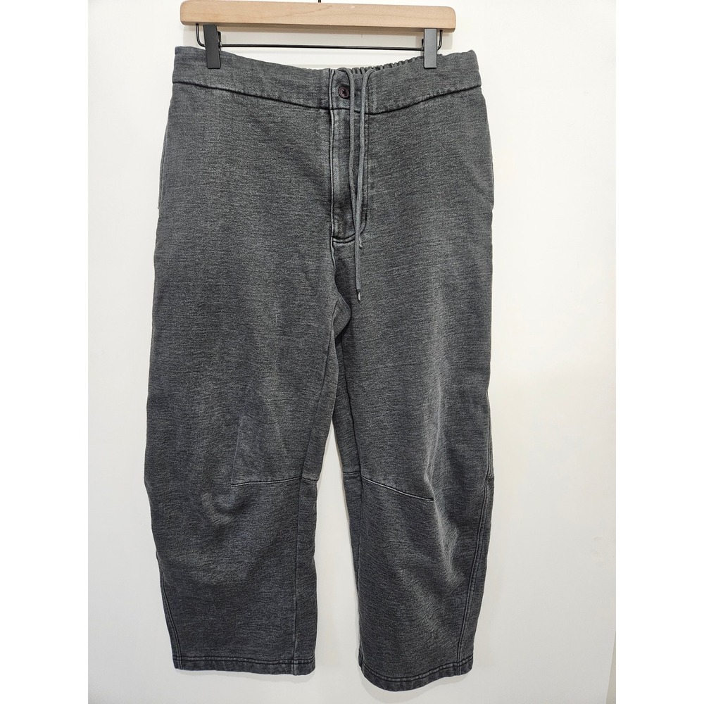BDG Urban Outfitters Grey Acid Wash Wide‎ Leg Cropped Jogger Sweatpants Medium